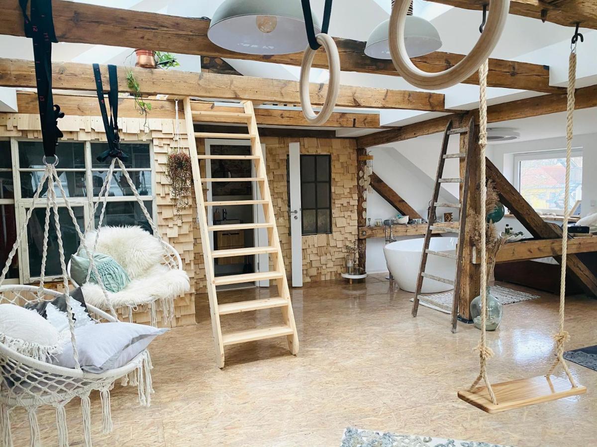 Loft Im Herzen Der Stadt Fürstenwalde Exteriör bild